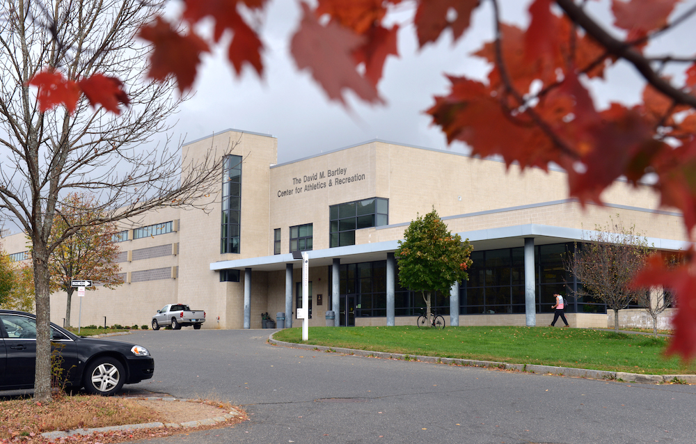 The exterior of the Bartley Center at Holyoke Community College